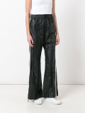 side stripe baggy trousers