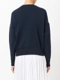 lace detail sweatshirt 