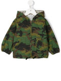 camouflage print coat 