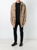 hooded duffle coat