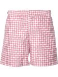 dot print swim shorts