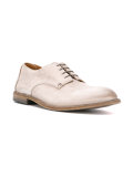 distressed derby shoes
