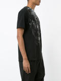 mask print T-shirt