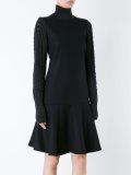 'Knit Sleeve Flare'连衣裙