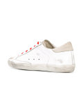 contrast lace trainers