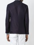 textured notched lapels blazer