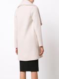 draped blanket coat 