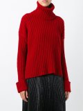ribbed roll neck jumper