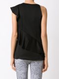 ruffled blouse