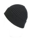 folded ribbed beanie