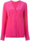 collarless shirt