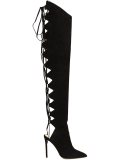 lace up over-the-knee boots