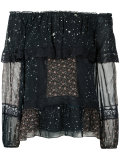 silk printed blouse