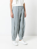striped flared pants 
