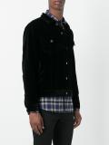 'Musical' velour jean jacket
