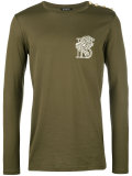 embroidered lion top