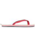 striped tab flip flops