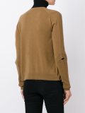 buttoned V-neck cardigan
