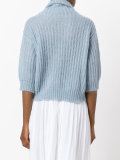 ribbed detail jumper 