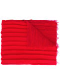 Valentino Garavani pleated and lace scarf