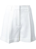 pleated deck shorts