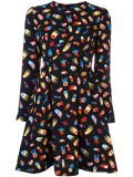 comet print dress
