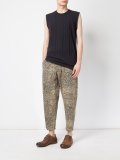printed drawstring trousers 