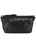 two-tone logo wash bag