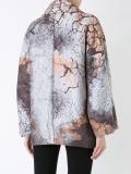 stained metallic effect coat