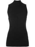 lace-up back tank top