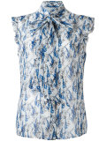 printed sleeveless shirt 
