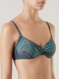 printed bikini top