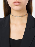 narrow 'Bone' diamond choker