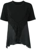 lace cami layered T-shirt