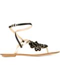 flower flat sandals