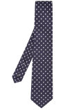 geometric print tie