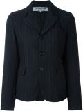 pinstriped blazer  