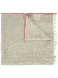 stripe detail scarf