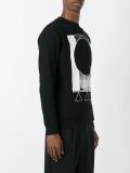 geometric print sweatshirt