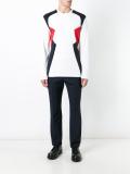 panelled sweatshirt