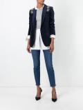 embellished velvet blazer