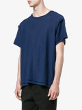 exposed stitch t-shirt