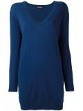 V-neck loose-fit jumper