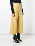 cropped wide leg trousers