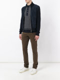 leather bomber jacket
