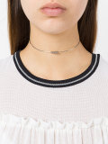 'Bone' diamond choker