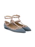 'Rockstud'平底鞋