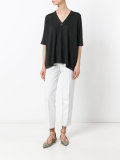 v-neck blouse 