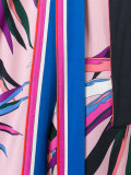 palm trees print skirt 