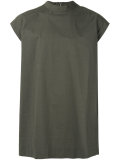 band collar T-shirt 